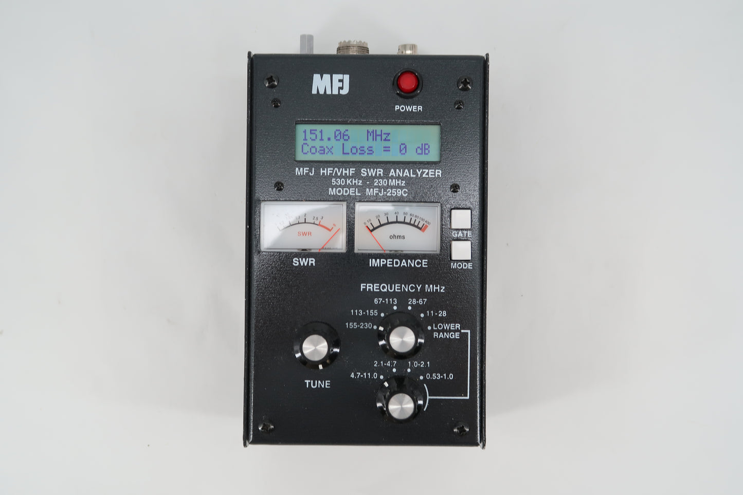 U19795 Used MFJ-259C HF/VHF Antenna SWR Analyzer