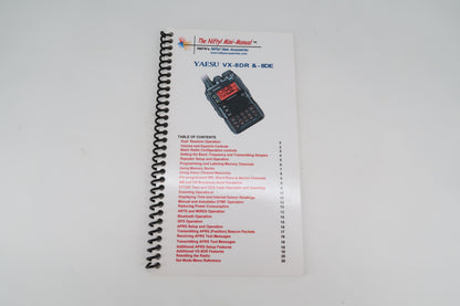 U19799 Used Yaesu VX-8DR Quad-Band Submersible Handheld Transceiver w/ Extras