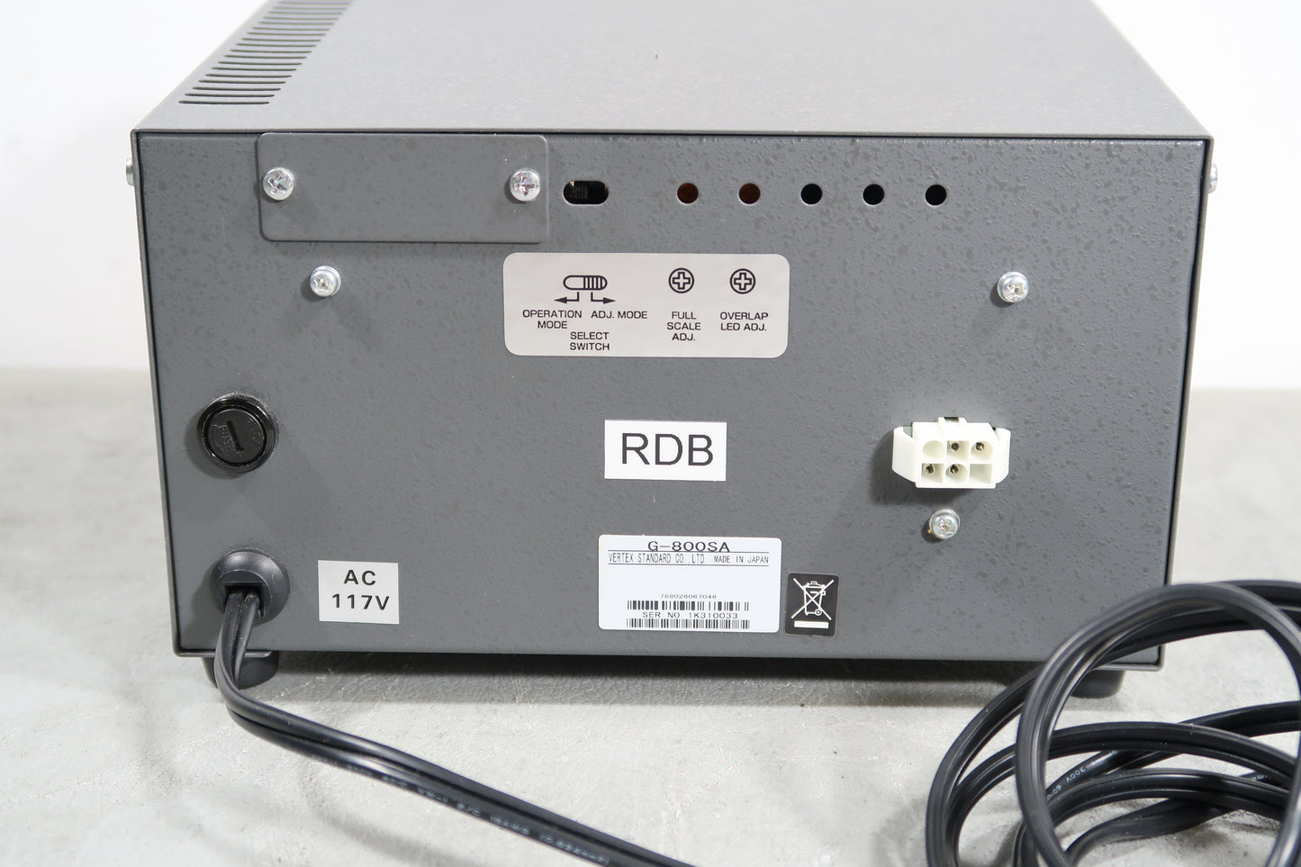 U19812 Used Yaesu G-800SA Antenna Rotator and Controller