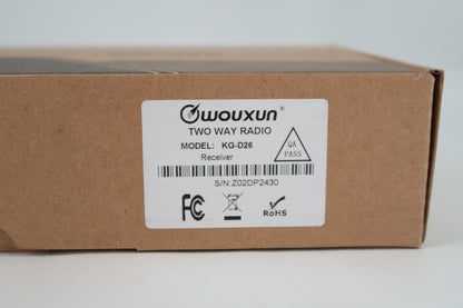 U19817 Never Used Wouxun KG-D26 Digital/Analog Handheld Transceiver