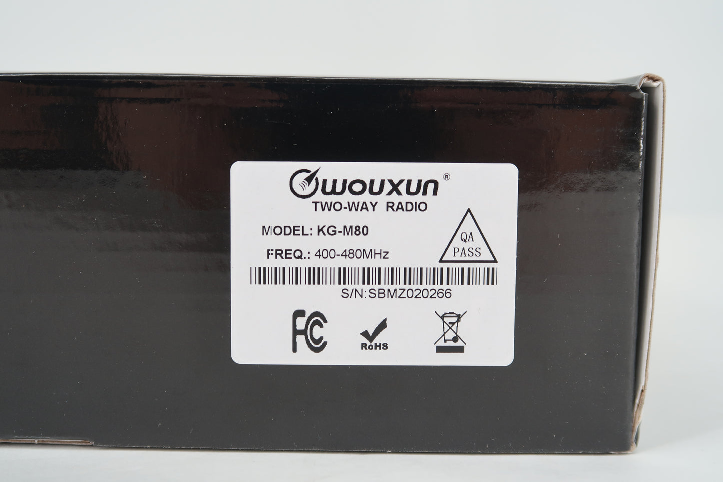 U19819 Never Used Wouxun KG-M80 Two-Way Mobile Radio