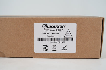 U19818 Never Used Wouxun KG-D26 Digital/Analog Handheld Transceiver