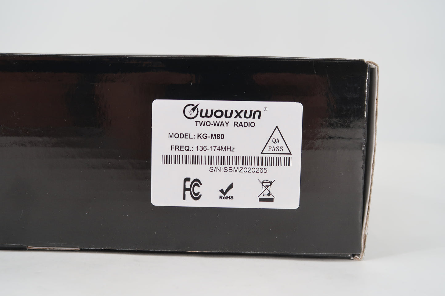 U19820 Never Used Wouxun KG-M80 Two-Way Mobile Radio