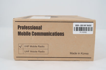 U19830 Used BridgeCom BCM-220 Mobile 250-Channel 220MHz Transceiver