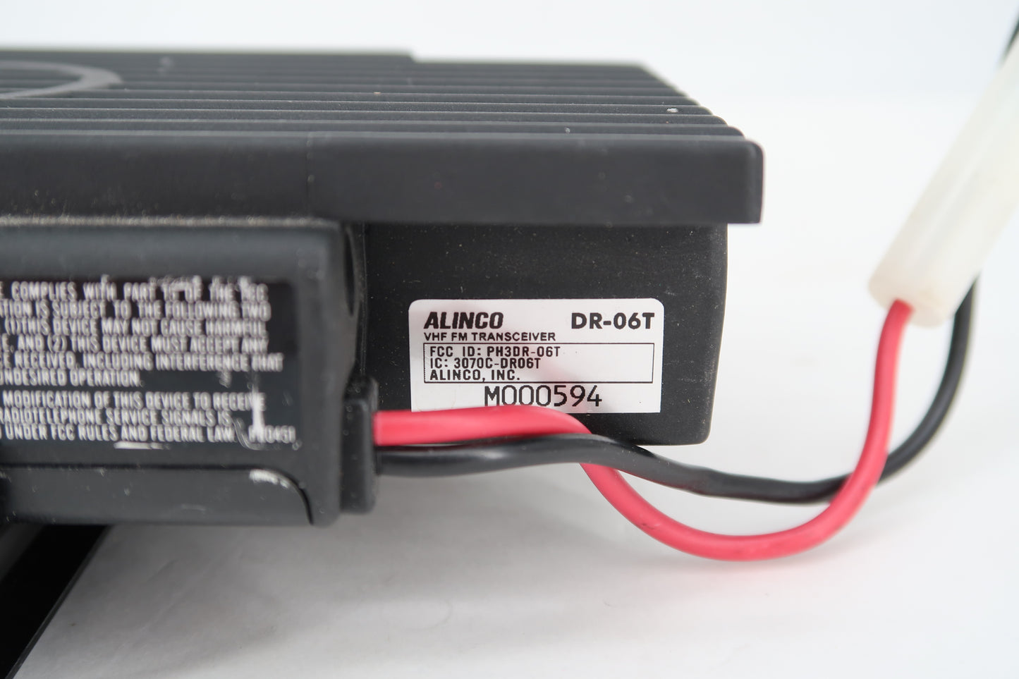 U19836 Used Alinco DR-06T Mobile VHF FM Transceiver