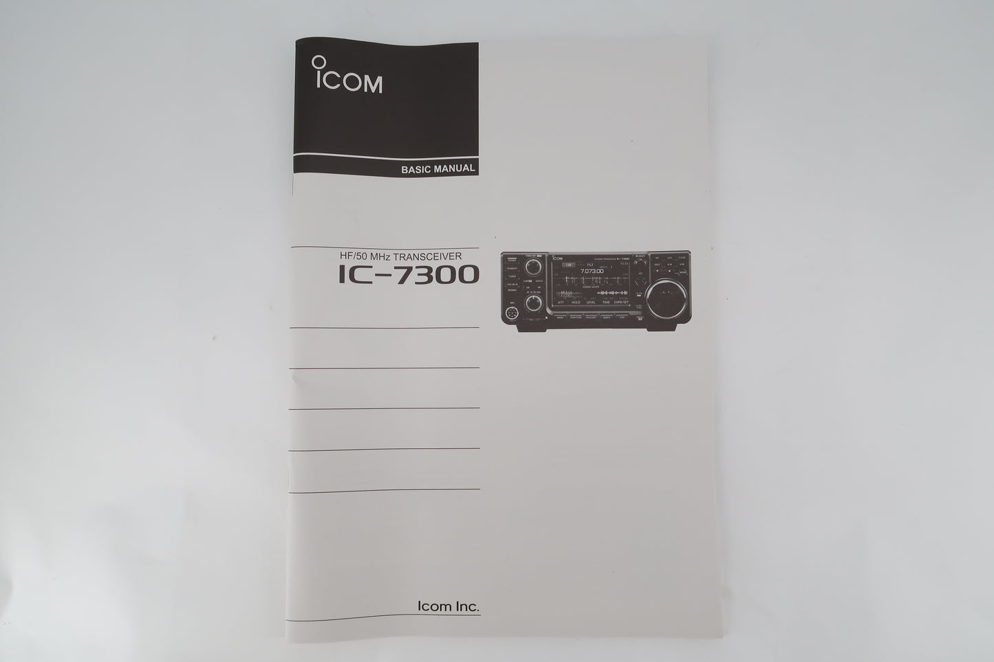 U19837 Used ICOM IC-7300 HF/50MHz Transceiver