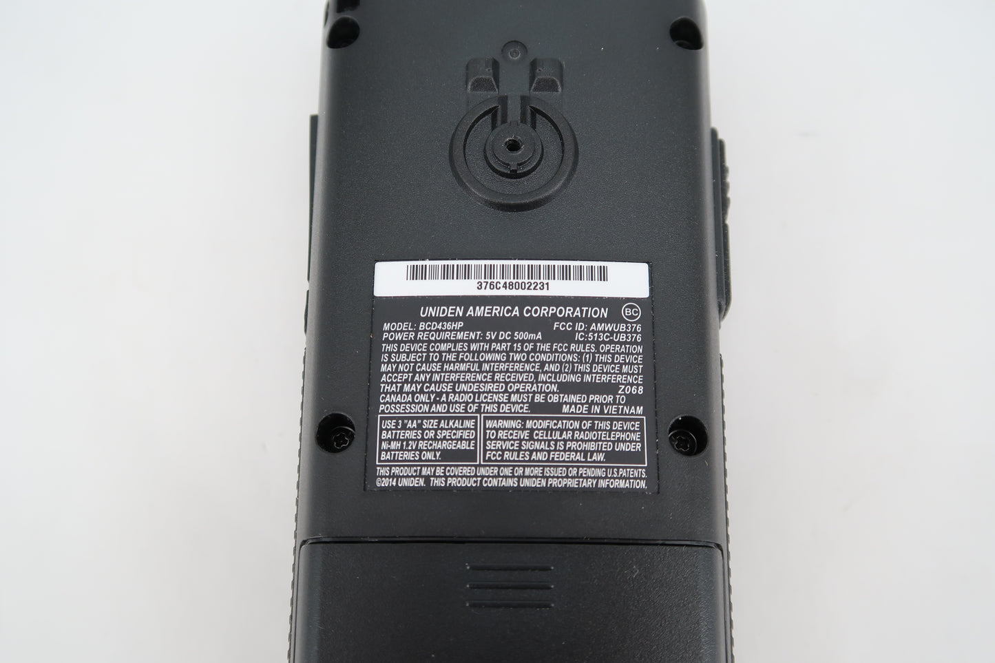 U19838 Used Uniden BCD436HP Trunking Digital Handheld Scanner