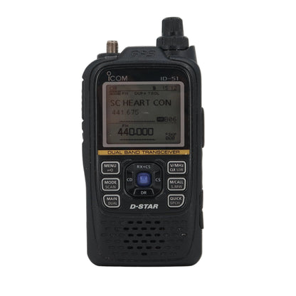 U19839 Used Icom ID-51A Plus 2 Dual Band Handheld Transceiver