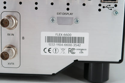 U19842 Used FLEX-6600 SDR HF/50 MHz Transceiver