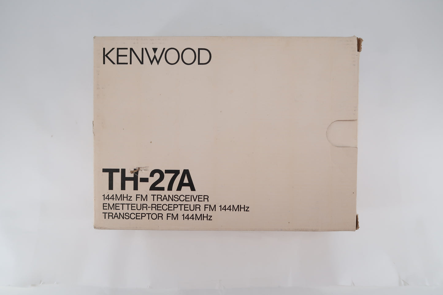 U19851 AS IS Untested  Kenwood TH-27A 144MHz FM Handheld Transceiver