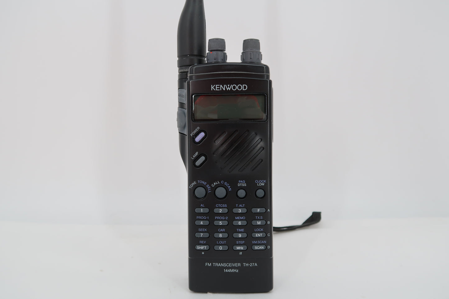 U19851 AS IS Untested  Kenwood TH-27A 144MHz FM Handheld Transceiver