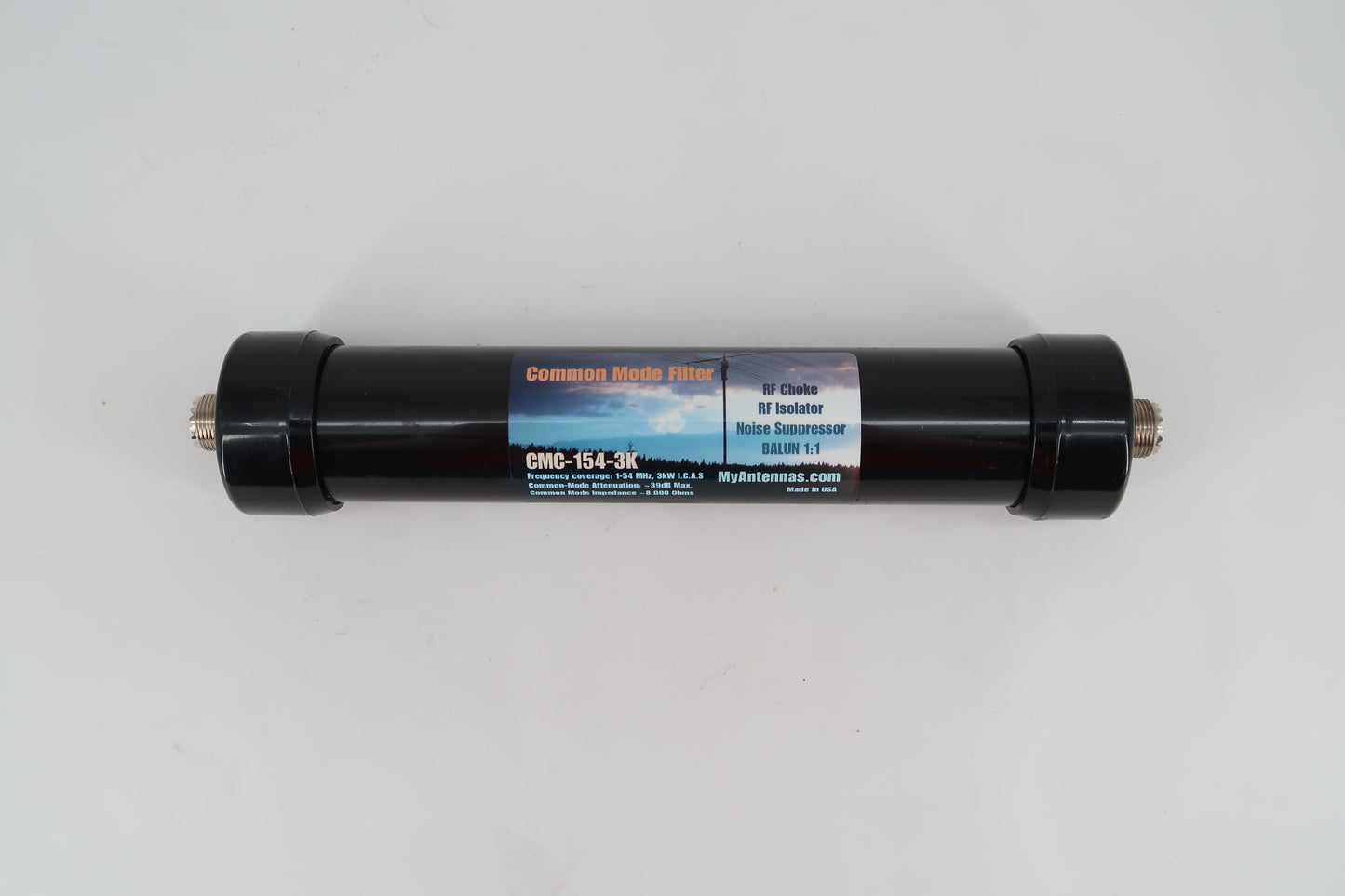 U19854 Used MyAntennas CMC-154-3K Common Mode Filter/Choke/Suppressor/Isolator/Balun