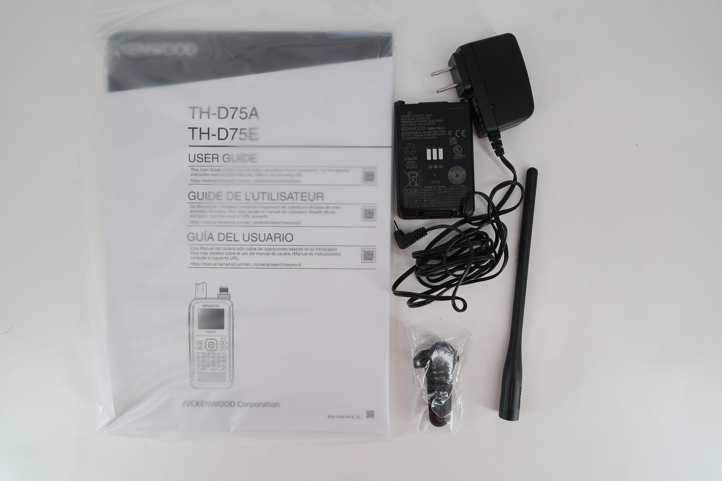 U19869 Used Kenwood TH-D75A Tri-Band Handheld Transceiver