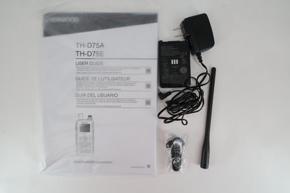 U19869 Used Kenwood TH-D75A Tri-Band Handheld Transceiver