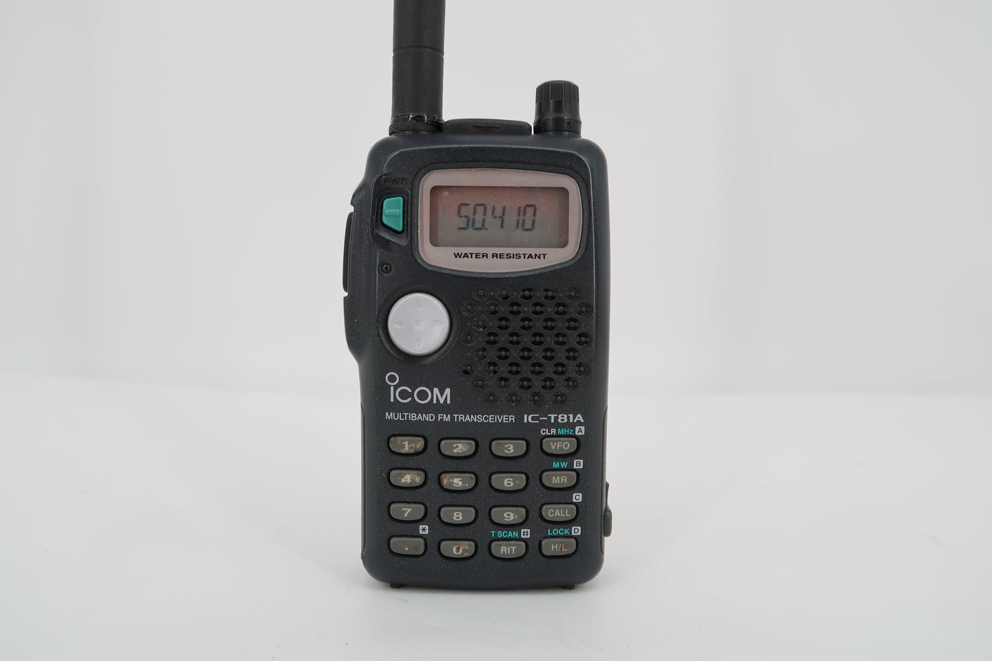U19871 Used Icom IC-T81A Multi-Band Submersible Handheld Transceiver