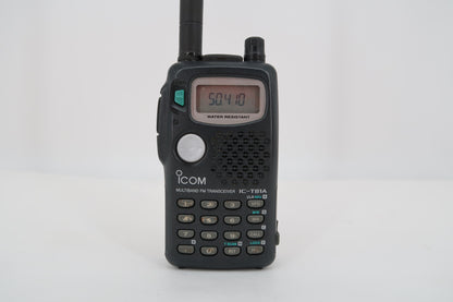 U19871 Used Icom IC-T81A Multi-Band Submersible Handheld Transceiver