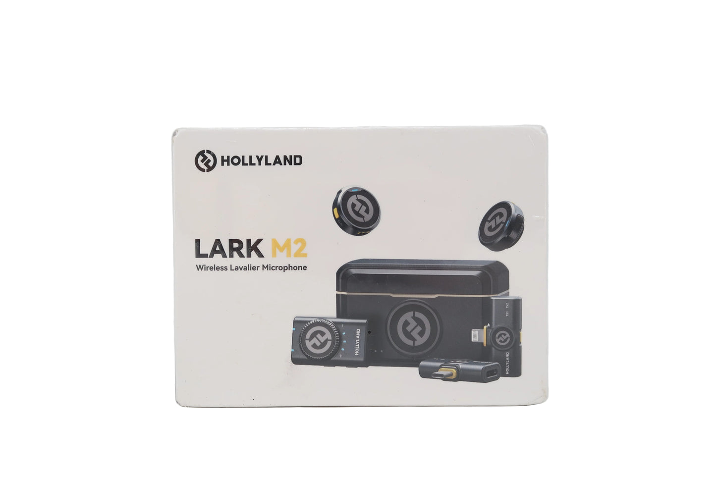 U19881 Never Used HollyLand Lark M2 Combo Kit Wireless Lavalier Microphone