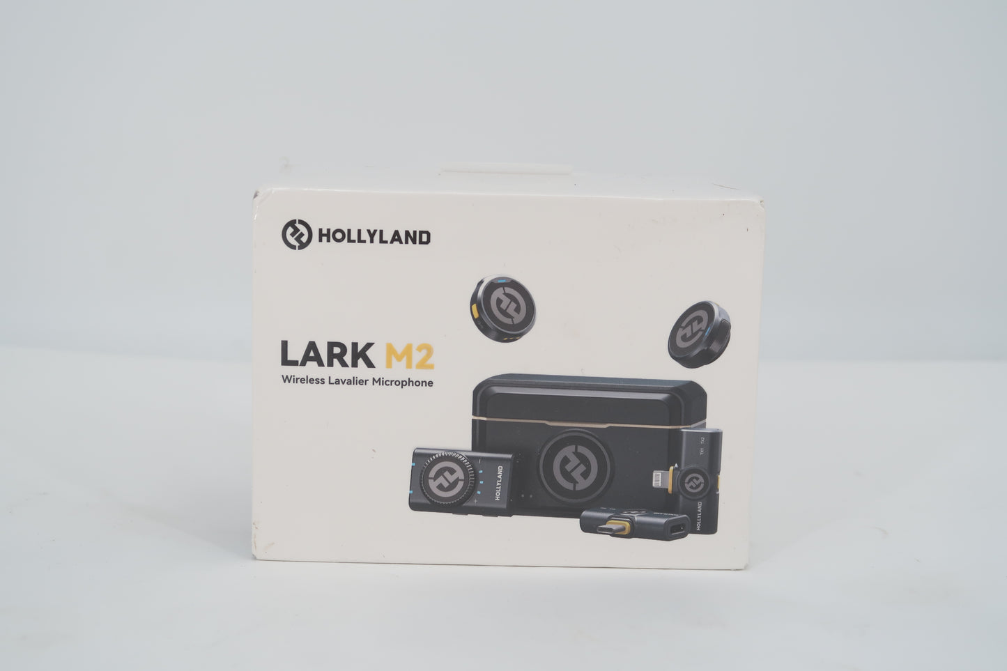 U19882 Never Used HollyLand Lark M2 Combo Wireless Lavalier Microphone