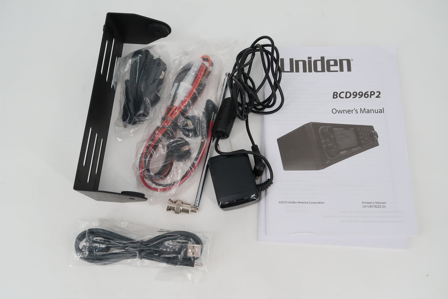 U19884 Used Uniden BCD996P2 Desktop Digital Trunking Scanner