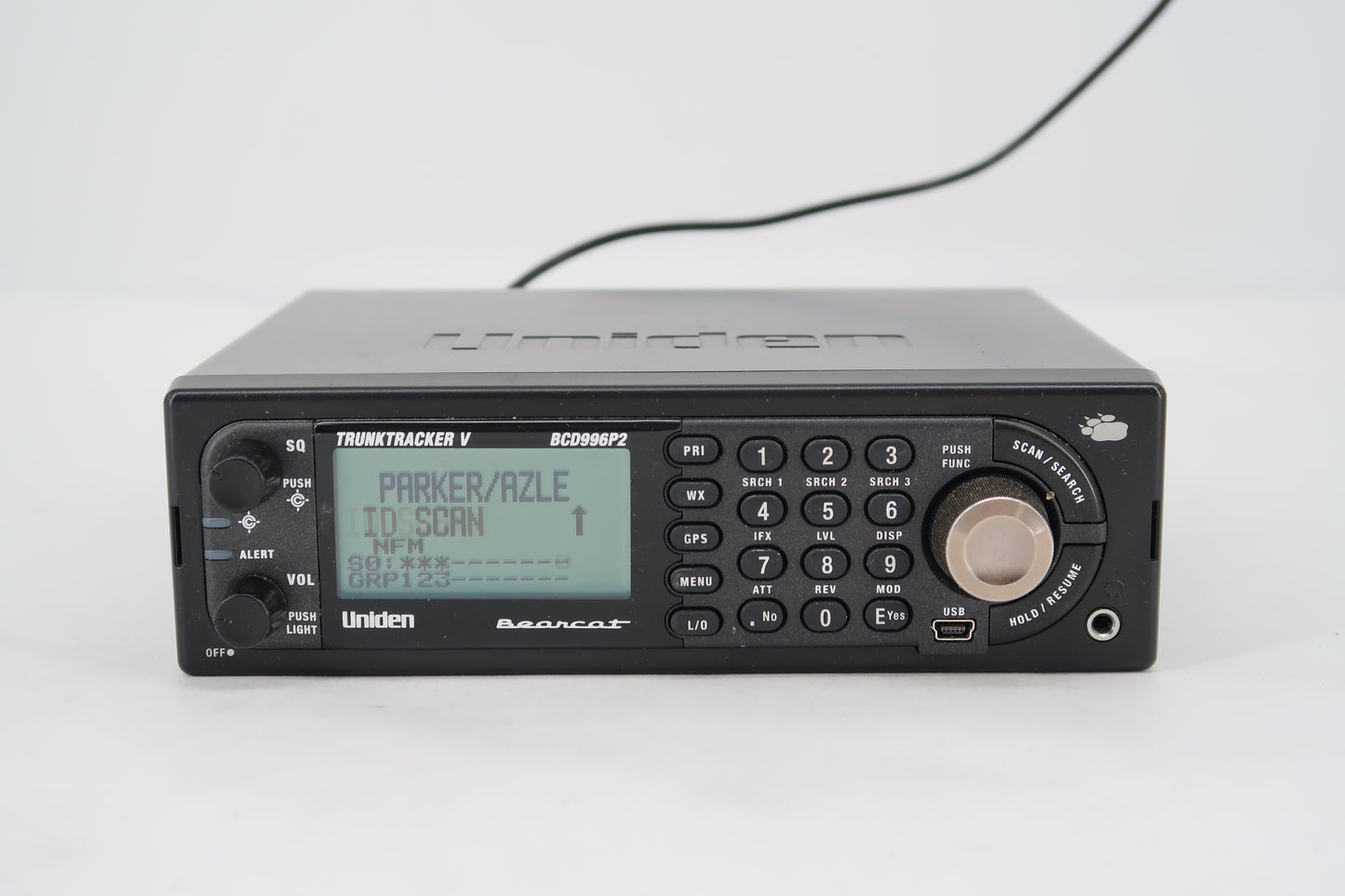 U19884 Used Uniden BCD996P2 Desktop Digital Trunking Scanner