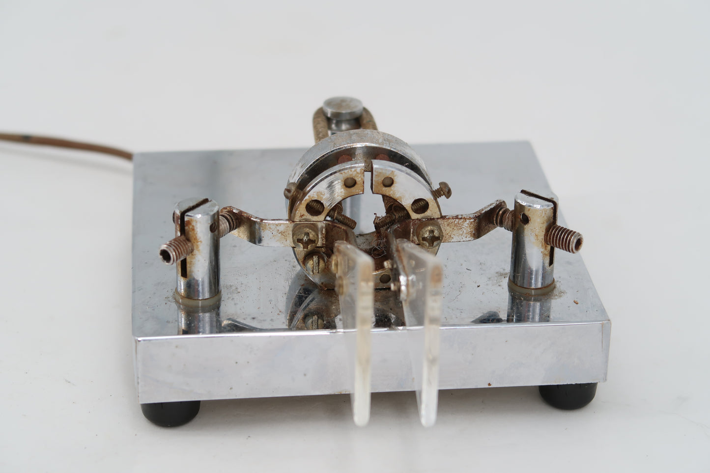 U19885 Used Bencher BY-1 Iambic Chrome Paddle Key