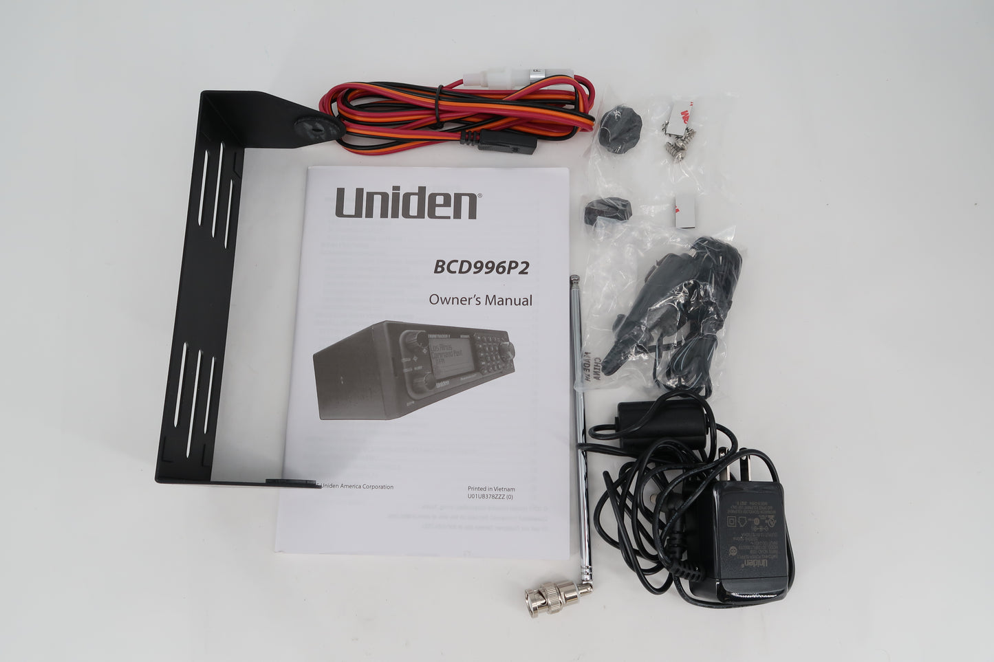U19886 Used Uniden BCD996P2 Desktop Digital Trunking Scanner