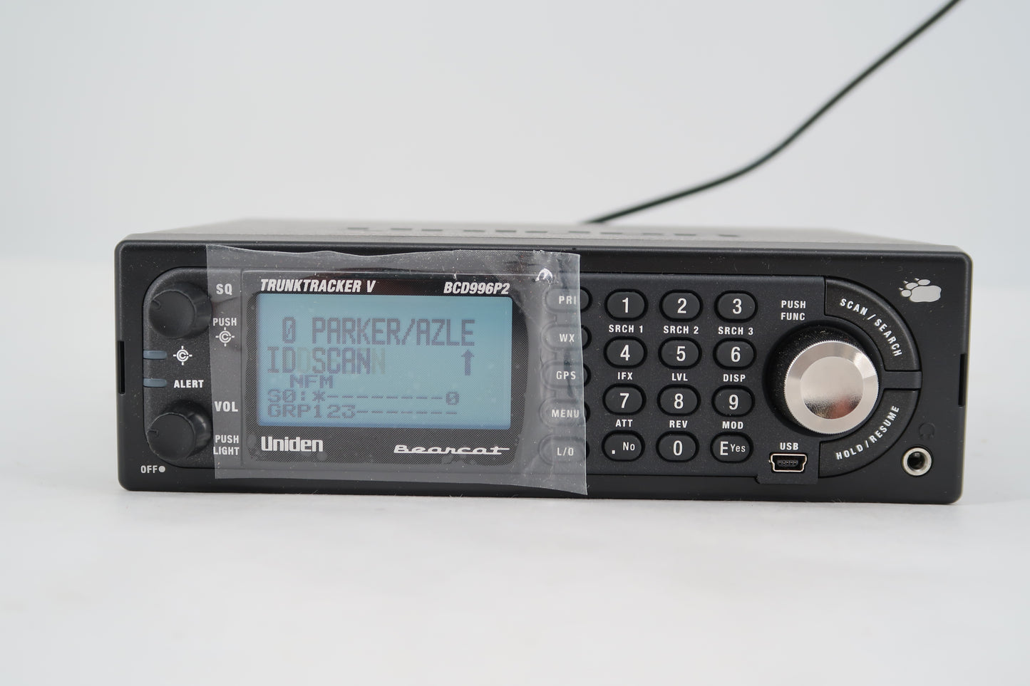 U19886 Used Uniden BCD996P2 Desktop Digital Trunking Scanner