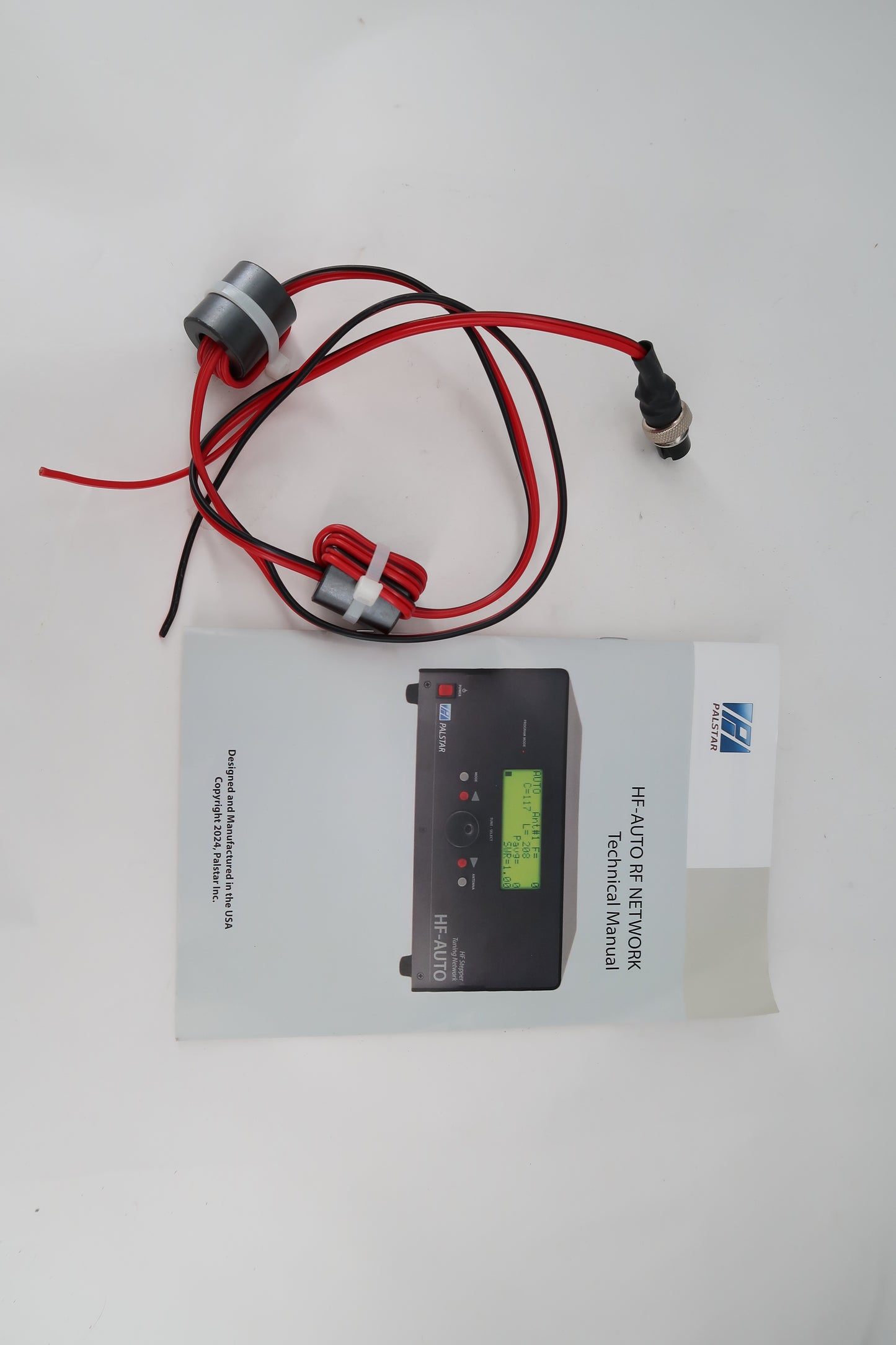 U19898 Used Palstar HF AUTO 1800 Watt Automatic Antenna Tuner 30 days old