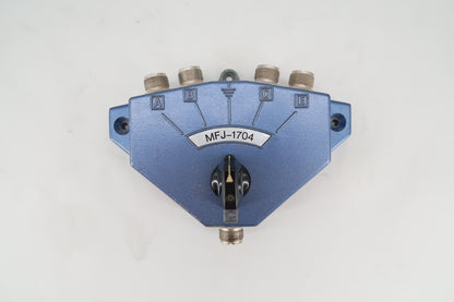 U19903 Used MFJ-1704 4-Way Coaxial Switch