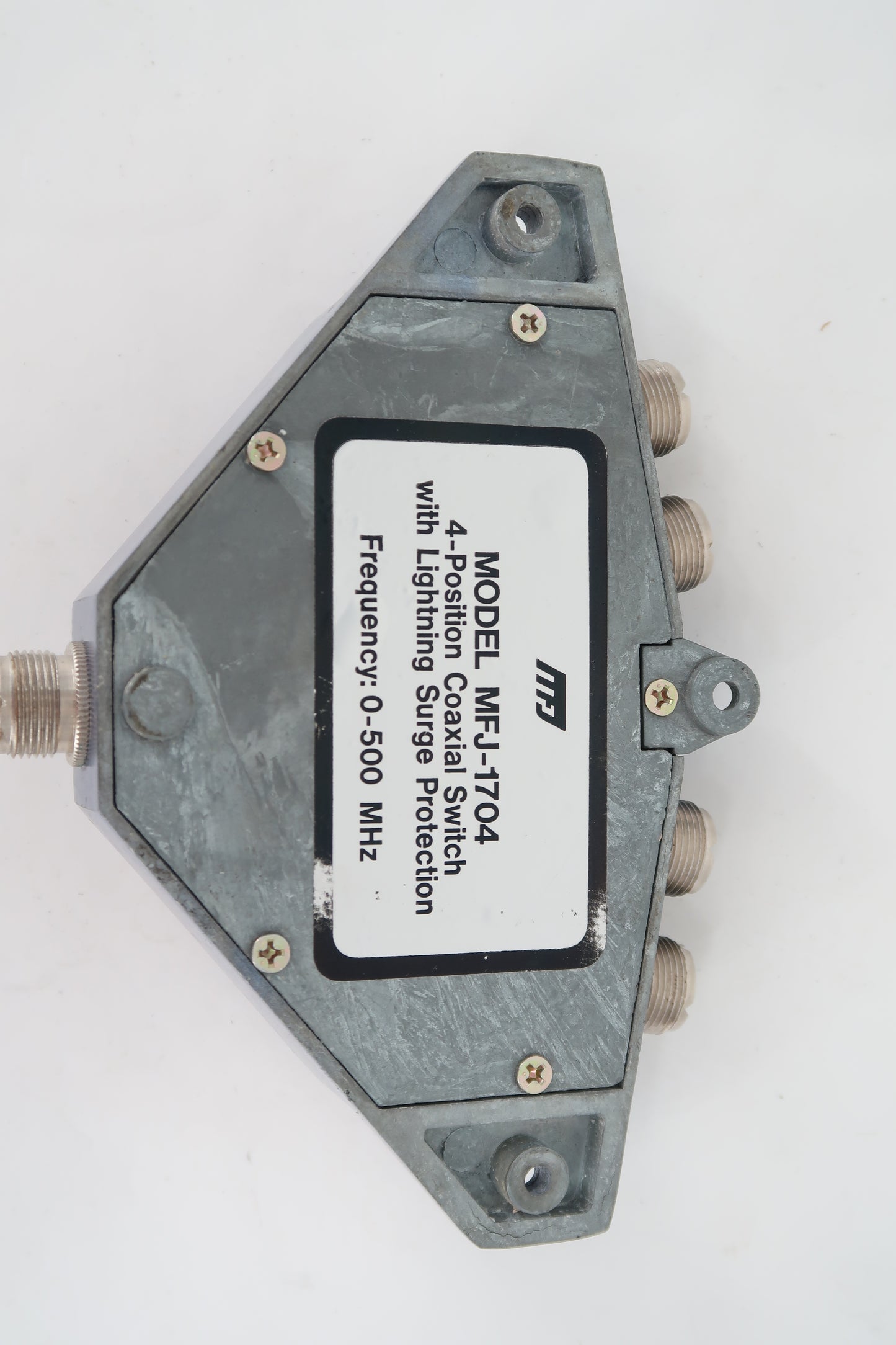 U19903 Used MFJ-1704 4-Way Coaxial Switch