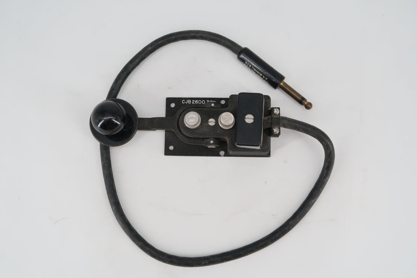 U19913 Used Vintage U.S. Navy Straight Key (CJB26003A) Flameproof