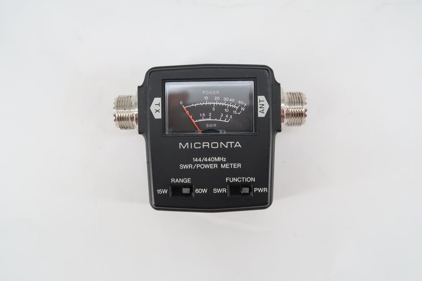 U19914 Used Micronta 19-320 Compact VHF/UHF Power/SWR Meter