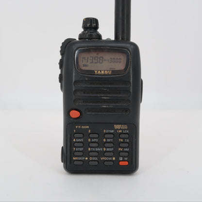 U19924 Used Yaesu FT-50R Dual-Band FM Handheld Transceiver