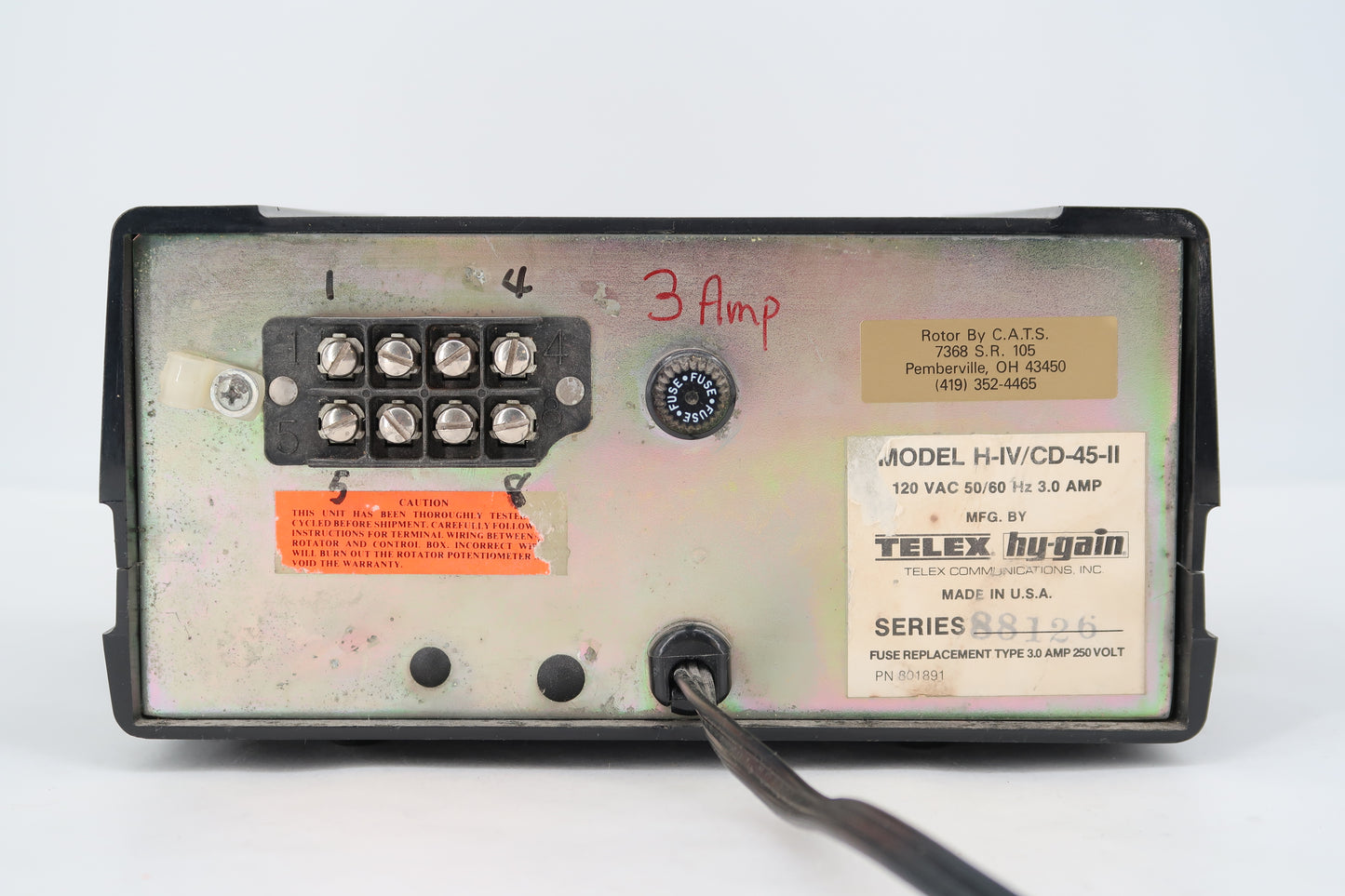 U19935 Used Hy-Gain H-IV/CD-45-II Antenna Rotator Control Box