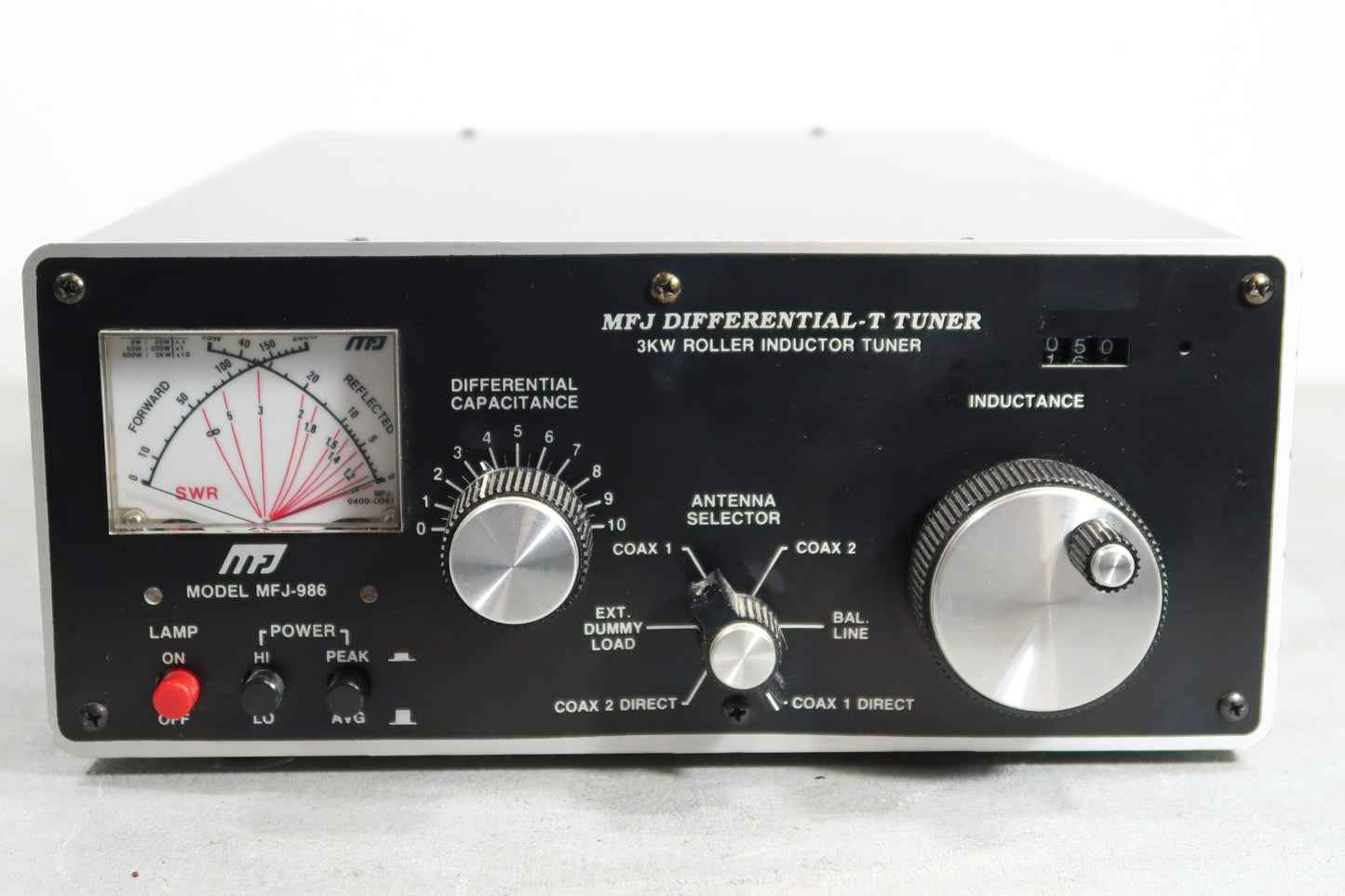 U19931 Used MFJ-986 3KW Roller Inductor Tuner