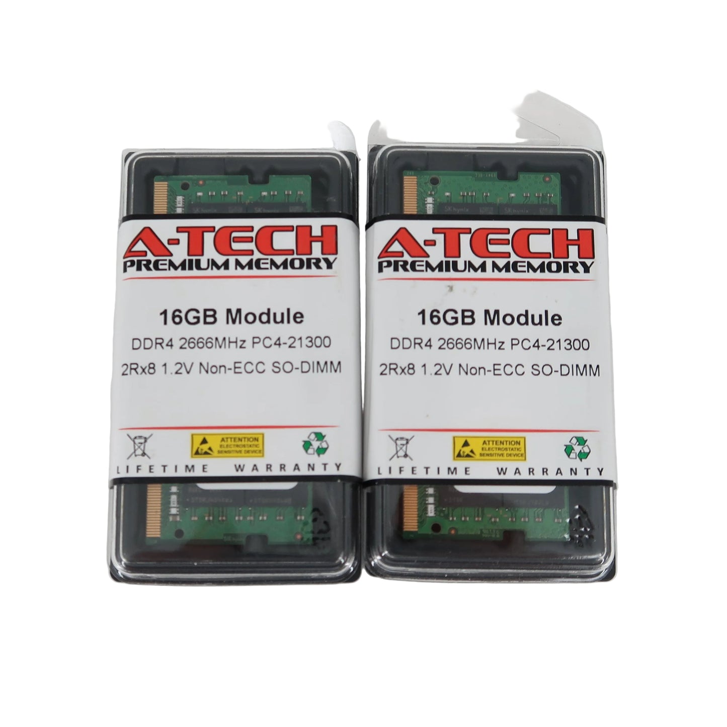 U19939 Never Used A-Tech 32GB (2x16GB) DDR4 Laptop RAM Modules