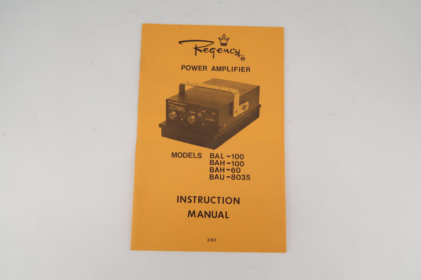 U19940 Used Regency BAL-100 Mobile RF Power Amplifier Six Meters 100 watts
