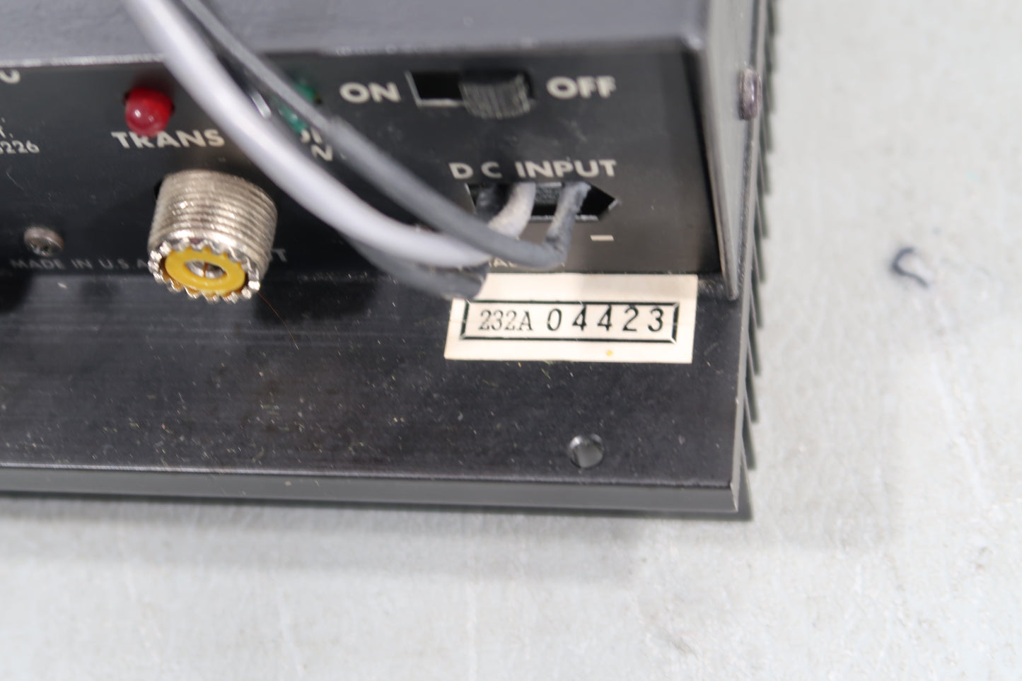 U19940 Used Regency BAL-100 Mobile RF Power Amplifier Six Meters 100 watts