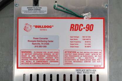 U19943 Used Rivergate RDC-90 "Bulldog" Series Power Converter 90 Amp Power Supply