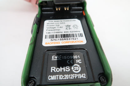 U19953 Baofeng UV-5R5 5W Dual-Band Handheld Transceiver