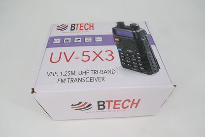 U19954 Baofeng UV-5X3 5W Tri-Band Handheld Transceiver