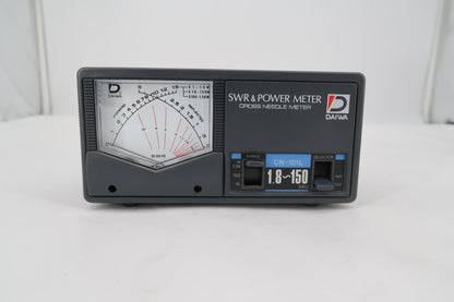 U19957 Used Daiwa CN-101L Type Cross-Needle SWR/Power Meter