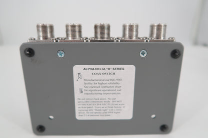 U19958 Used Alpha-Delta Model Delta-4 Coax Switch/Surge Protector