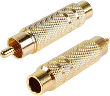 Flex ACC-TRS-RCA CA Plug to 1/4in (6.35mm) TS Mono Jack Adapter, Gold Plated