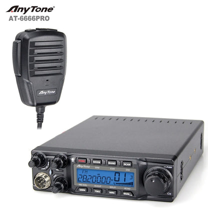 AnyTone AT-6666Pro 10 Meter Amateur Radio AM / FM / SSB / CW