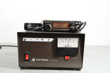 U19678 Used Kenwood TM-221A & Astron RS-20M Radio & Power Supply Kit w/ Argent Simplex Repeater
